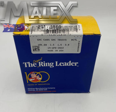Hastings Ls Early 6.0 Piston Ring Full Set Standard Bore 4.000