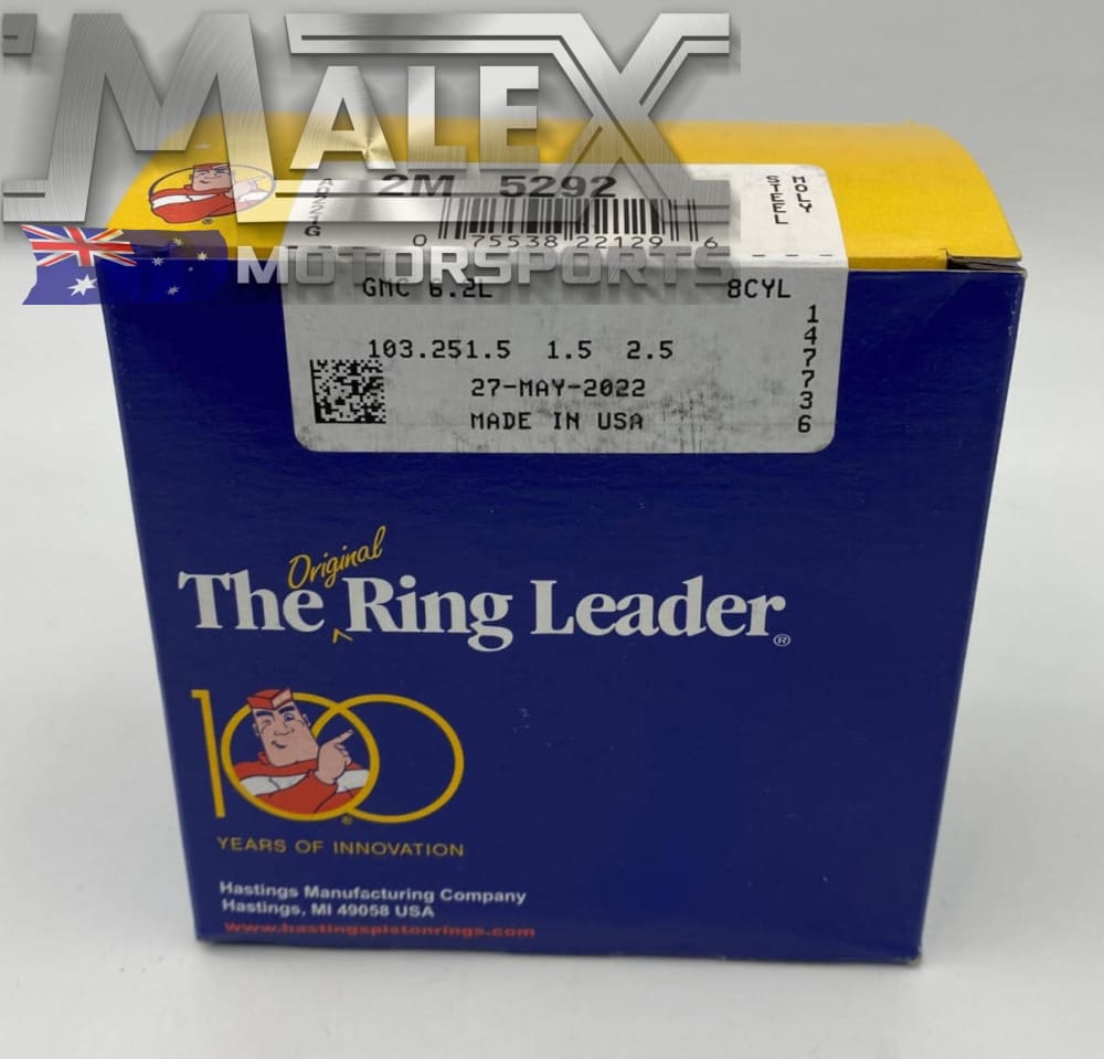 Ls3 Piston Rings Hastings LS3 Piston Ring Full Set Standard Bore 4.065 – Malex ...