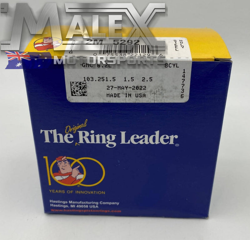 Hastings Ls3 Piston Ring Full Set Standard Bore 4.065