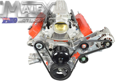 Heavy Duty Billet Alternator Bracket Ls1 Ls2 Ls3 L98 Passenger High Mount Vt-Vz Offset Accessory