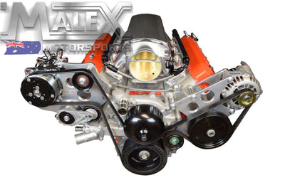 Heavy Duty Ls Sanden 508 A/C Compressor Bracket Kit High Mount Ve-Vf Offset Accessory Bracket