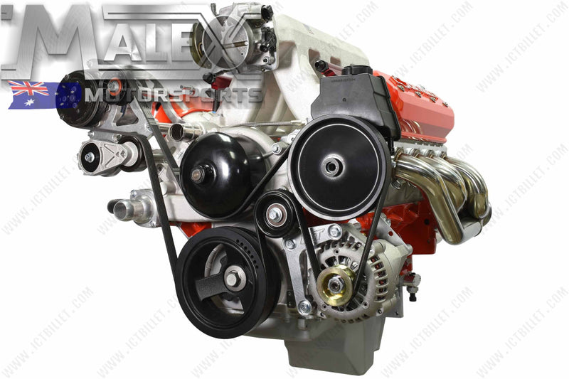 High Mount Bracket Kit For Sanden Mini 7176 Sd7 A/C Compressor Ls Vt-Vz Offset Accessory Bracket