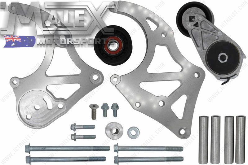 High Mount Bracket Kit For Sanden Mini 7176 Sd7 A/C Compressor Ls Vt-Vz Offset Accessory Bracket