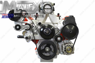 High Mount Bracket Kit For Sanden Mini 7176 Sd7 A/C Compressor Ls Vt-Vz Offset Accessory Bracket