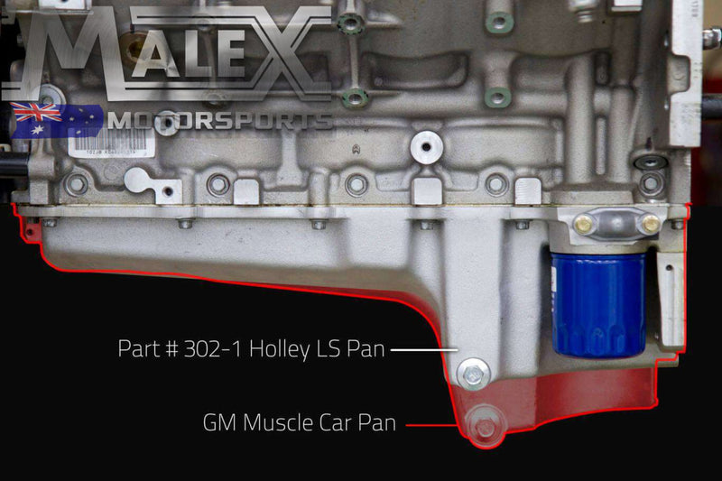 Holley 302-1 Gm Ls Conversion Sump/Oil Pan Sump