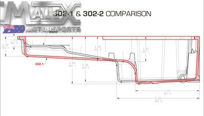 Holley 302-2 Gm Ls Conversion Sump/Oil Pan - Additional Front Clearance Sump
