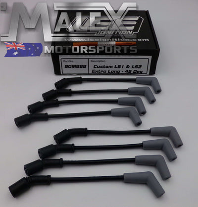 Ice Ls1 9Mm Ignition Leads 50Mm Longer Vt Vx Vy Vz Ss Hsv Plug Leads