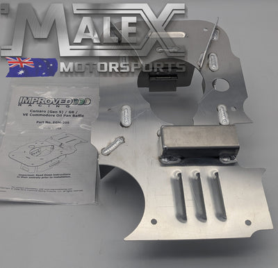 Improved Racing VE VF Commodore Racing Oil Pan Baffle Oil Pan Baffle