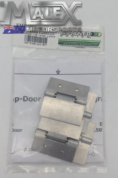 Improved Racing’s 1.75’’ Wide Trap Doors for Oil Pans and Fuel Cells (4-Pack)