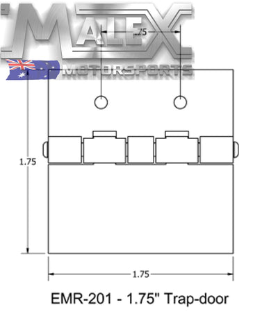 Improved Racing’s Trap Doors for Oil Pans and Fuel Cells (4-Pack) 1.75’’