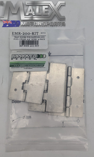 Improved Racing’s 2.5’’ Wide Trap Doors for Oil Pans and Fuel Cells (4-Pack)