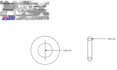 Injector Oring Set BTR LS1 Style Injectors in LS3 Style Intakes