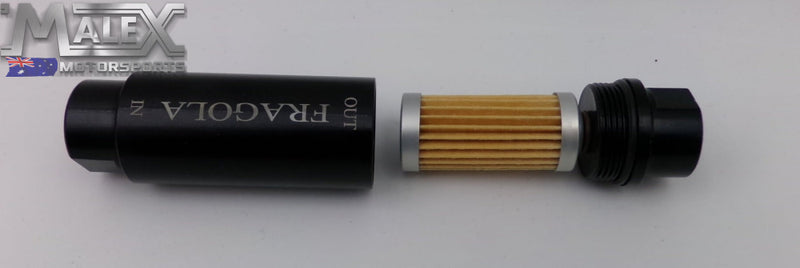 Inline Fuel Filter 6An 3/8 Fragola Performance Systems Usa 6An