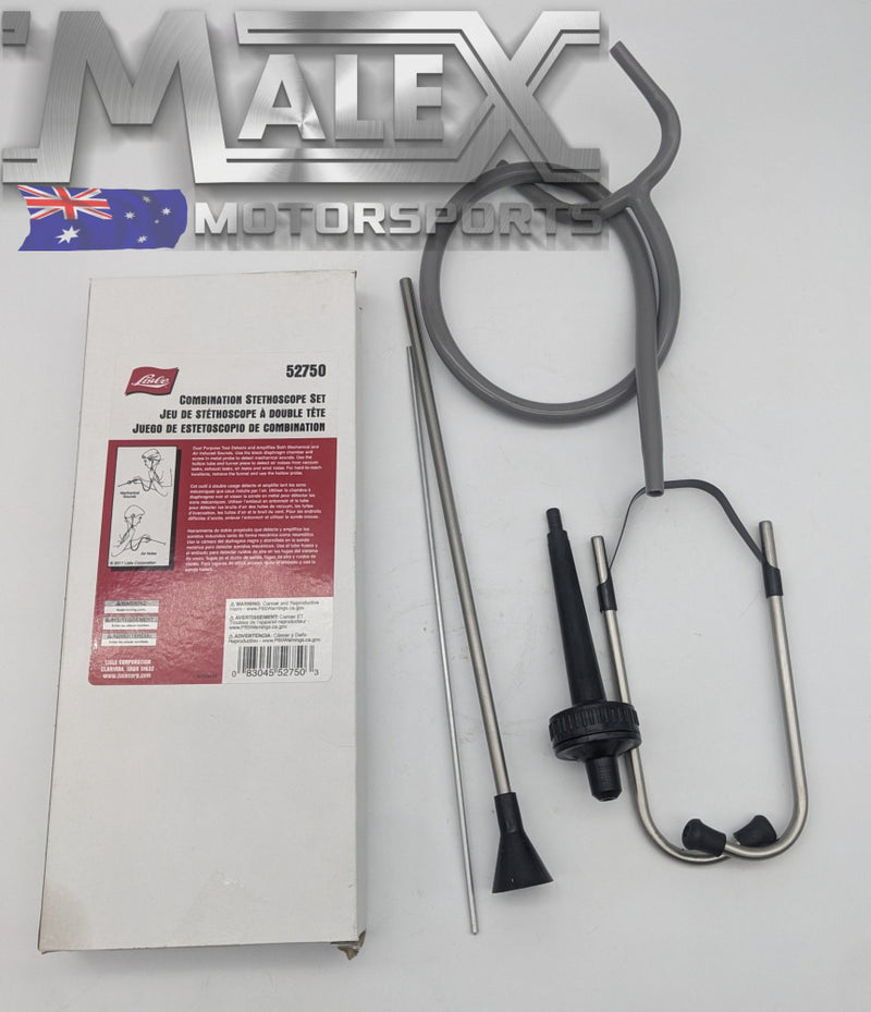 Lisle Stethoscope Dual Purpose Set Detects Both Mechanical and Air Induced Sounds.