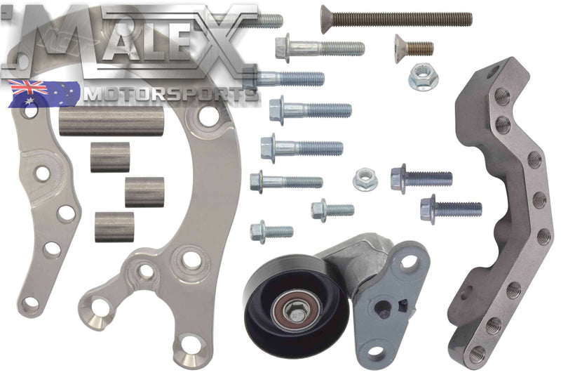 Low Mount 4-Rib A/C Compressor Bracket Sanden 7176 Ls1 Ls3 Ls2 Ac Ve-Vf Offset Accessory Bracket