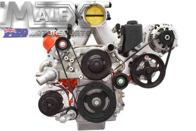 Low Mount 4-Rib A/C Compressor Bracket Sanden 7176 Ls1 Ls3 Ls2 Ac Ve-Vf Offset Accessory Bracket