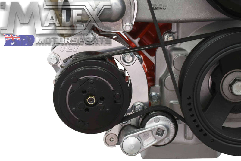 Low Mount A/C Compressor Bracket For Sanden 7176 Ls1 Ls2 Ls3 L98 L77 Vt-Vz Offset Accessory Bracket