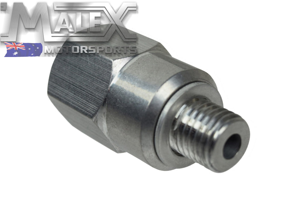 2-Piece LS Engine Oil Pressure Adapter Set - M12 & M16 Fittings For 4.8/5.3/6.0 Swap