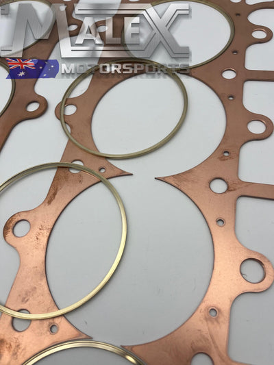 LS 6 Bolt Copper Head Gaskets with Fire Ring Made in Australia LSX LS7