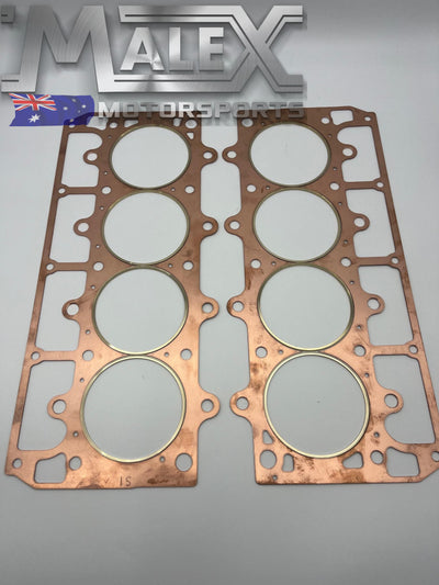 LS 6 Bolt Copper Head Gaskets with Fire Ring Made in Australia LSX LS7