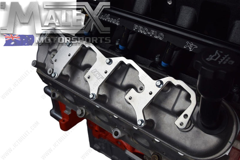 Ls Billet Coil Brackets Holley Amp Efi Smart Pack (Lsa Ls9 Valve Cover Only)