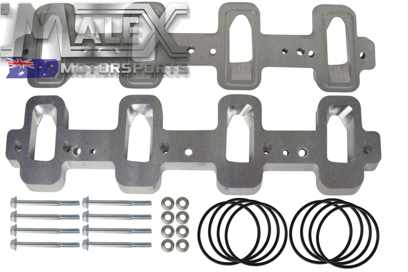 Malex Motorsports LS Cathedral Port Cylinder Head to Rectangle Port Intake Manifold Adapters