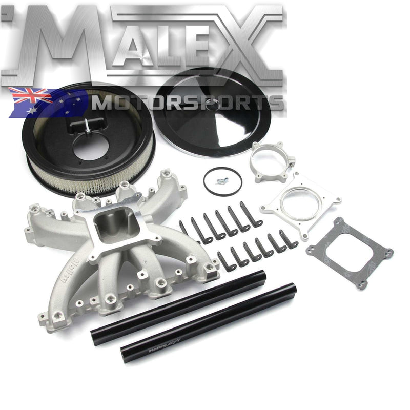 Ls Classic Series 14 In. Intake Manifold Carburettor Style Kits Adapter/Spacer