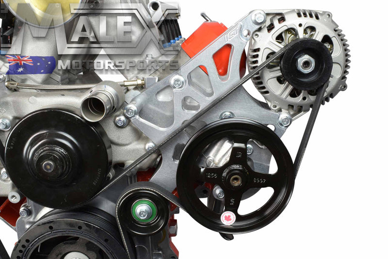 Malex Motorsports ICT Billet LS Alternator / Power Steering Pump Bracket Kit