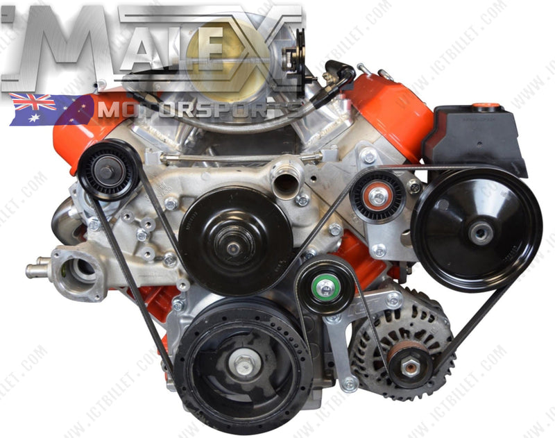 Ls Corvette Low Mount Alternator Power Steering Pump Brackets Lsx Ls1 Ls3 Ls2