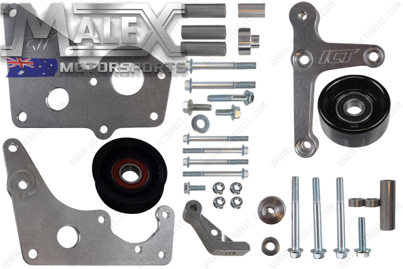 Ls Corvette Low Mount Alternator Power Steering Pump Brackets Lsx Ls1 Ls3 Ls2