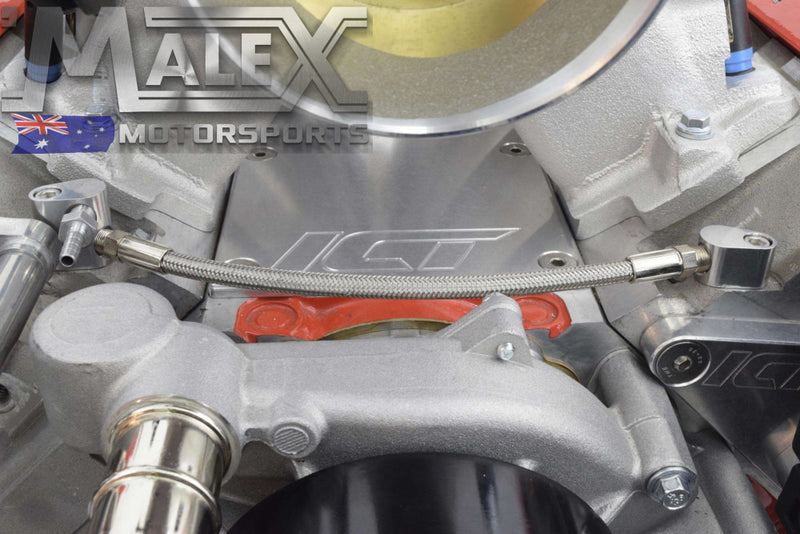 Ls Cylinder Head Coolant Steam Port Crossover Throttle Body Bypass Hose Kit Ls1 Hose Fitting