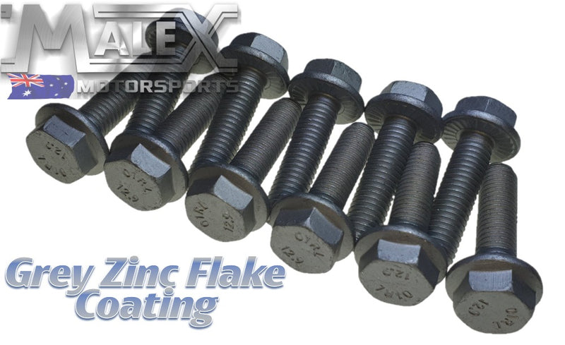 LS Exhaust Manifold / Header Flange Bolts LS1 LS3 LS2 LSX set of 12 Grade 12.9