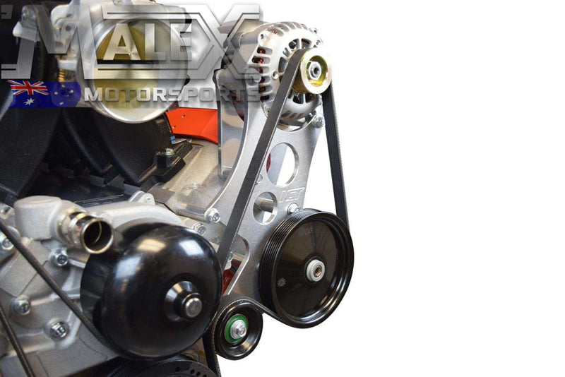 Ls High Mount Alternator/Power Steering Pump Bracket Kit Ve-Vf Pulley Offset Accessory Bracket
