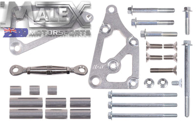 Ls High Mount Drivers Side Alternator Relocation Bracket W/Turnbuckle Tensioner Suits Truck Offset