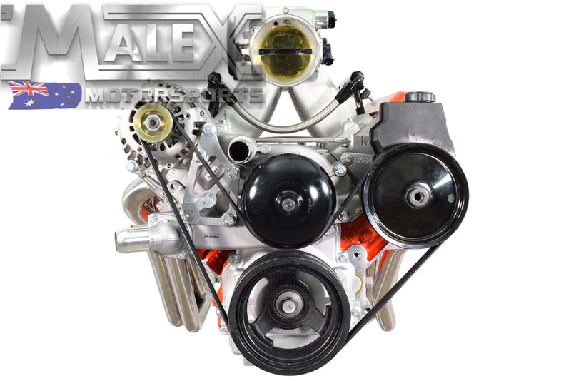 Ls High Mount Drivers Side Alternator Relocation Bracket W/Turnbuckle Tensioner Suits Truck Offset