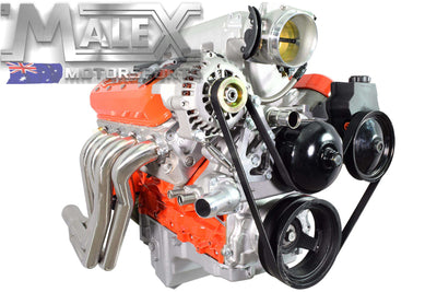 Ls High Mount Drivers Side Alternator Relocation Bracket W/Turnbuckle Tensioner Suits Truck Offset