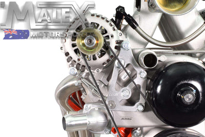 Ls High Mount Drivers Side Alternator Relocation Bracket W/Turnbuckle Tensioner Suits Truck Offset