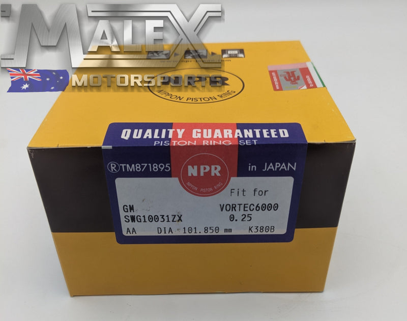 Ls Late 6.0 Nippon Piston Rings 1.2 1.5 2.5 Ve Vf L98 L77 L76 + 0.25Mm Piston Rings