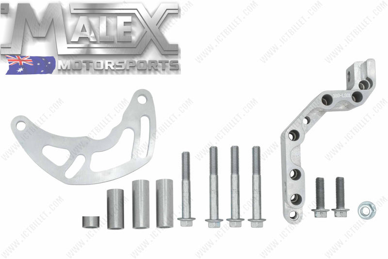 Ls Low Mount Alternator Bracket For Electric Or Remote Water Pump Vt-Vz Offset Driver Side