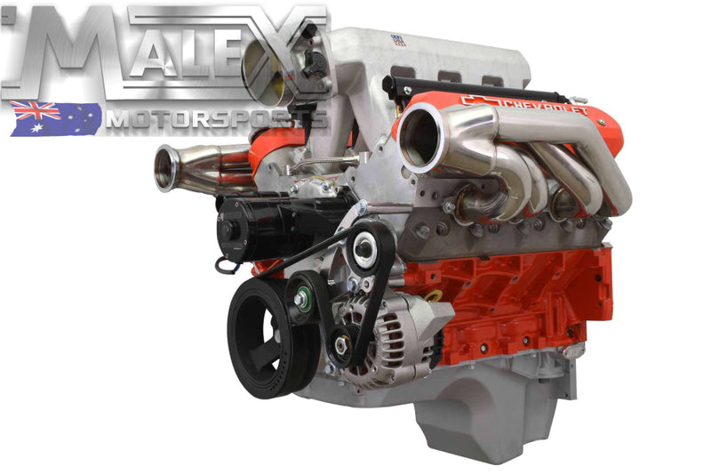 Ls Low Mount Alternator Bracket For Electric Water Pump W/ Tensioner Vt-Vz Offset Accessory Bracket