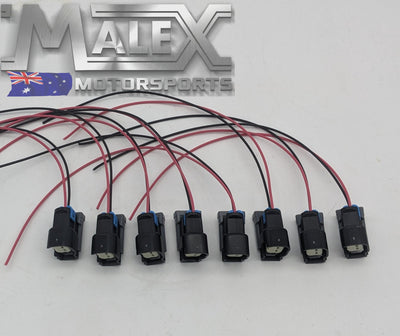 LS LS3 Injector Wire Connector Harness Pigtail Plug USCAR (8 pack) Harness