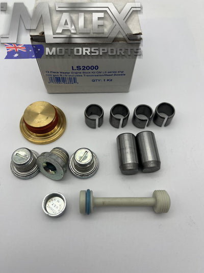 LS Master Block Head dowel bung freeze plug set OEM LS1 LS2 LS3