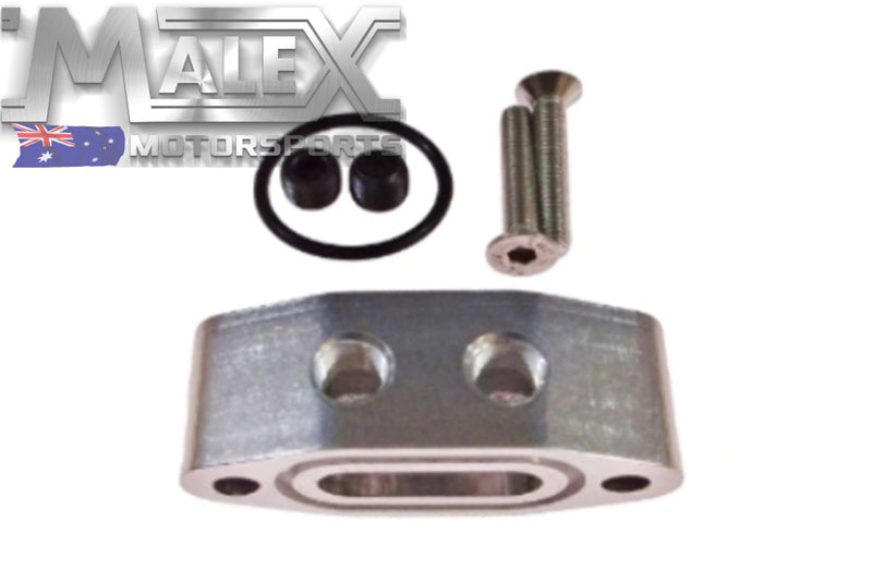 Ls Oil Pressure Sensor Relocation Adapter W/ Dual 1/8Npt Outlets Ve Vf L98 Ls3 Ls2
