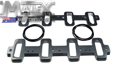 Ls Rectangle Port Cylinder Head To Cathedral Intake Adapters Manifold Adapter/Spacer