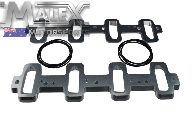 Ls Rectangle Port Cylinder Head To Cathedral Intake Adapters Manifold Adapter/Spacer