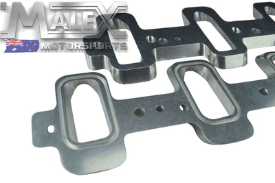 Ls Rectangle Port Cylinder Head To Cathedral Intake Adapters Manifold Adapter/Spacer