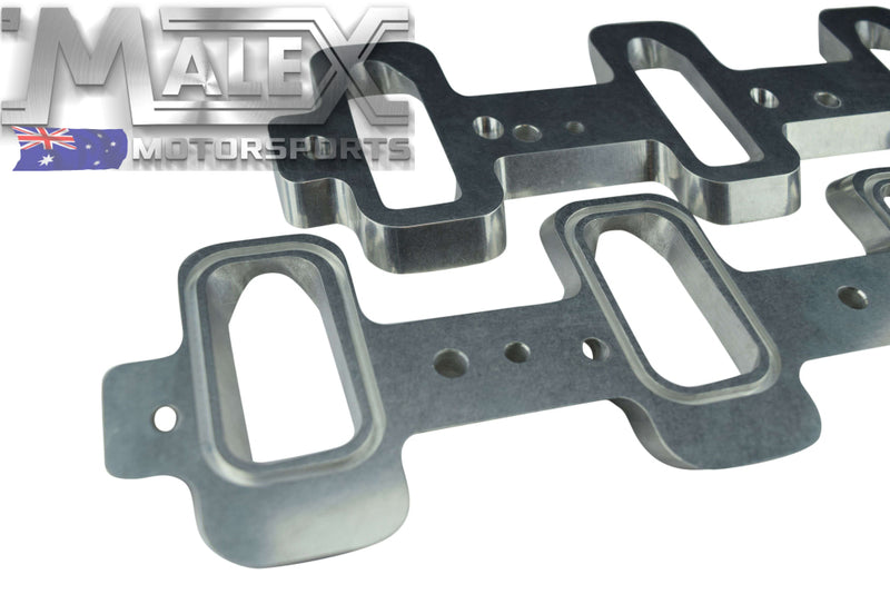 Ls Rectangle Port Cylinder Head To Cathedral Intake Adapters Manifold Adapter/Spacer