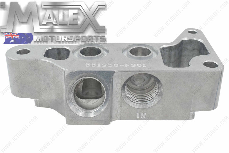 Ls Remote Oil Filter Adapter For Front Sump Sheet Metal Pan Ls1 Ls2 Ls3 L98 Adapters