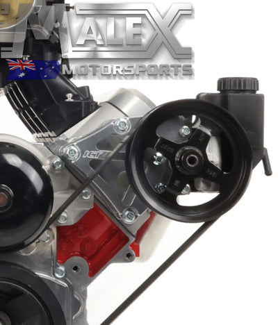 LS Saginaw Type-2 Power Steering Pump Bracket Kit VT-VZ offset Accessory bracket