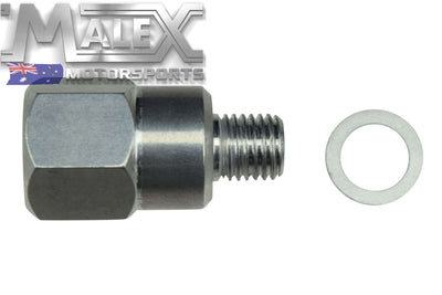 Ls Swap Coolant Temperature Sensor Sending Unit Adapter M12 1.5 To 3/8 Npt Ls1 Adaptor
